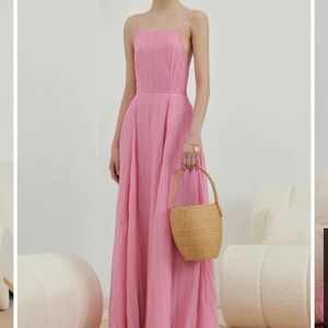 Commense Open Back Maxi Dress - Size Medium